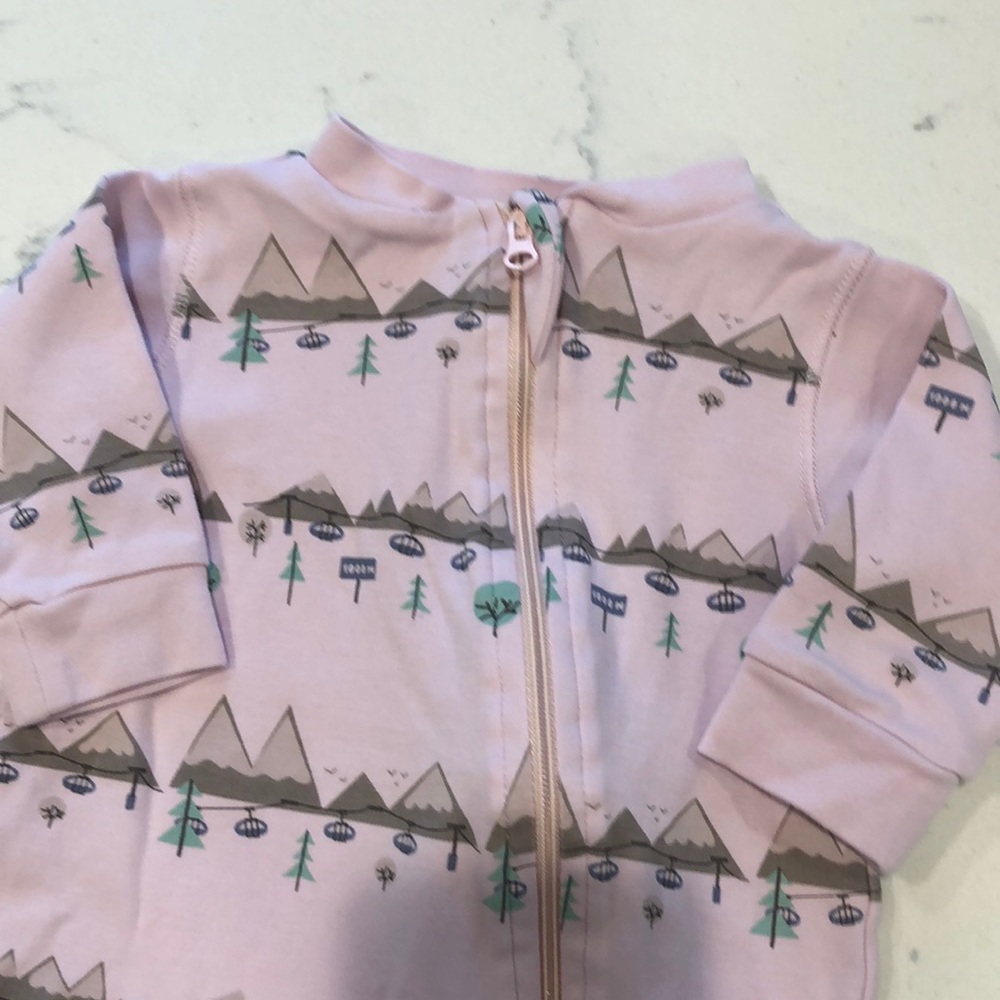 Feather Baby Ski and Mountain Footie